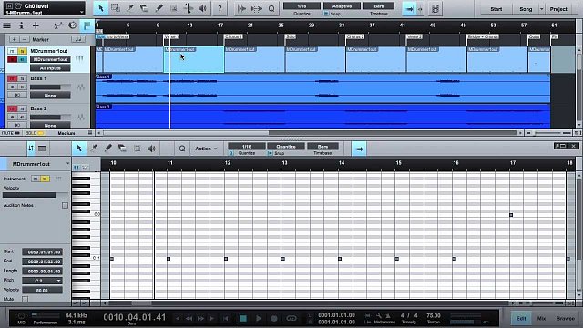 4 - Creating a drum track in Presonus Studio One