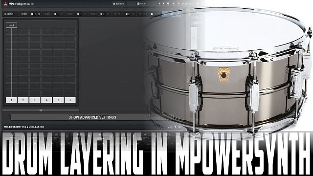 MPowerSynth drum layering