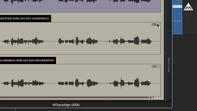Run MTrackAlign in Logic Pro