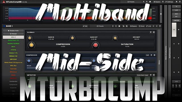 MTurboComp: Mid-Side and multiband using MTurboComp