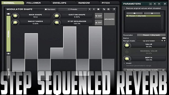 Step sequenced Reverb/FX