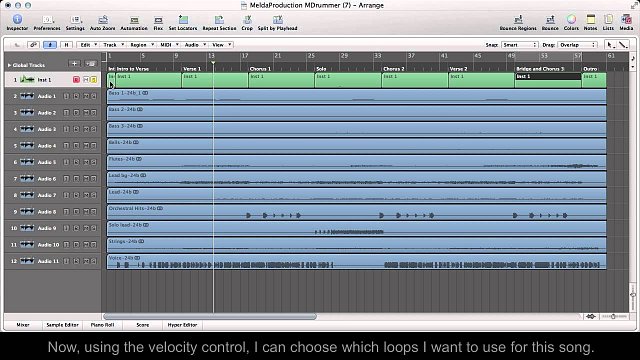 4 - Creating a drum track in Logic Pro