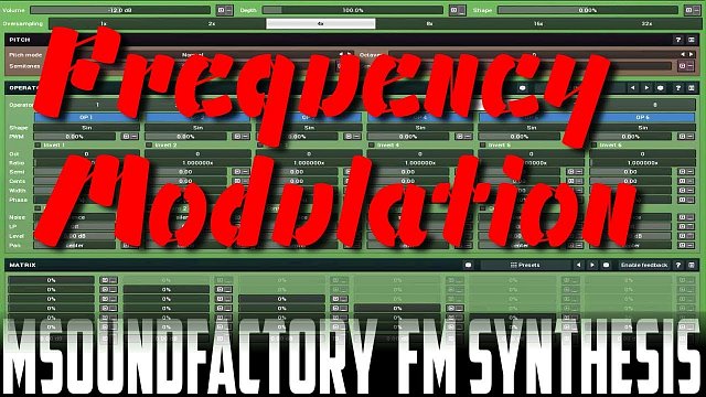 Tutorial: FM synthesis