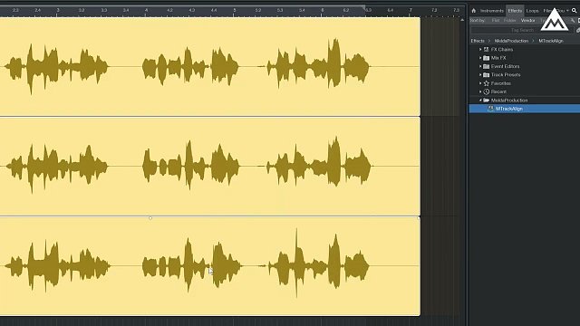 Run MTrackAlign in Studio One