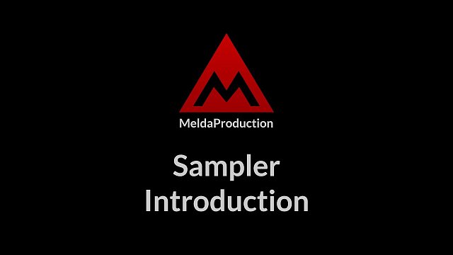 Tutorial: #10 - Sampler, part 1 - Introduction