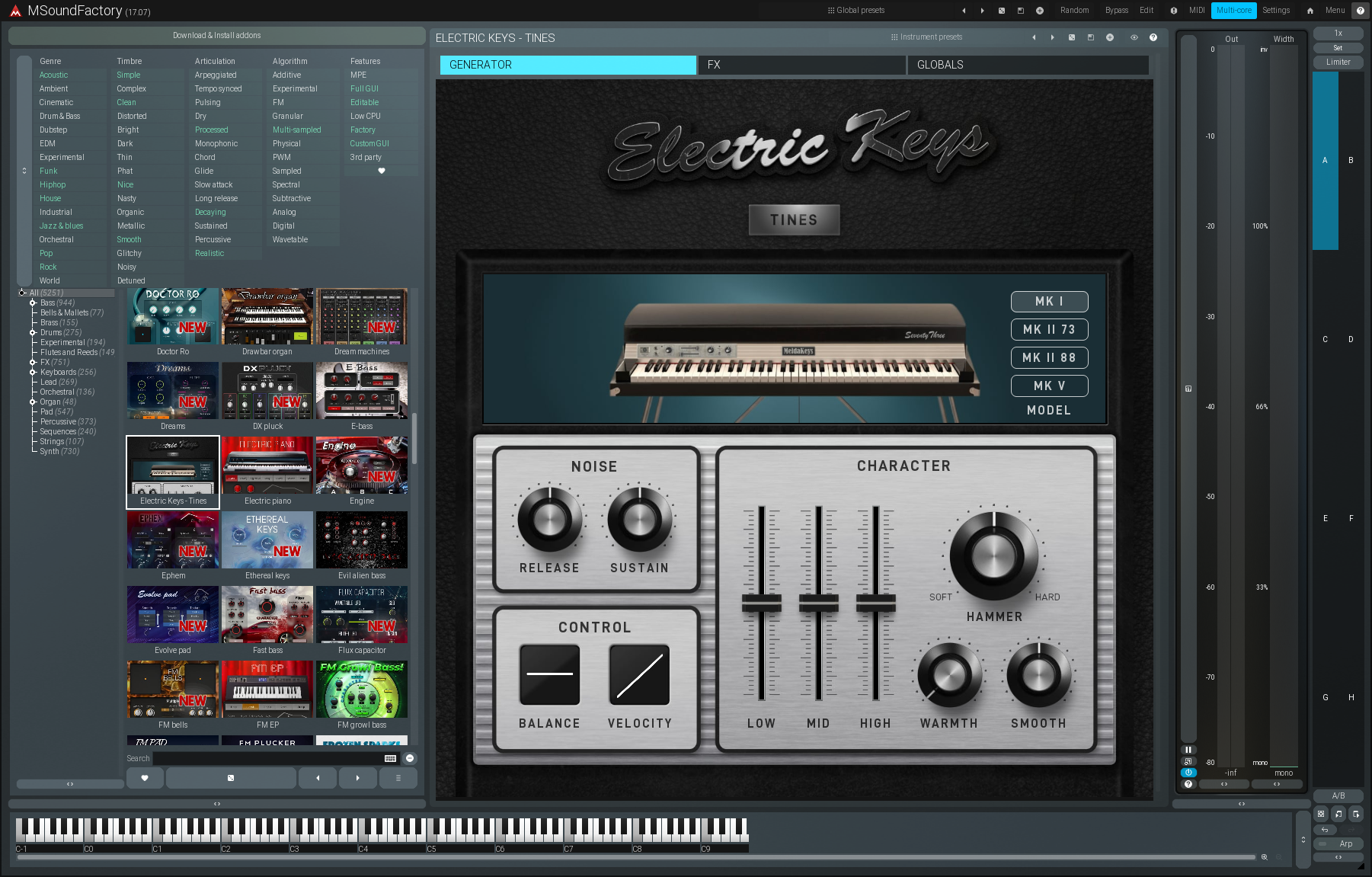 Electric Keys - Tines image